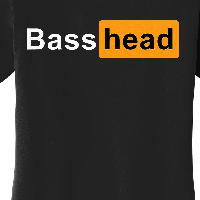 Bass Head Headbanger EDM Rave Festival Costume Dance Music Women's T-Shirt