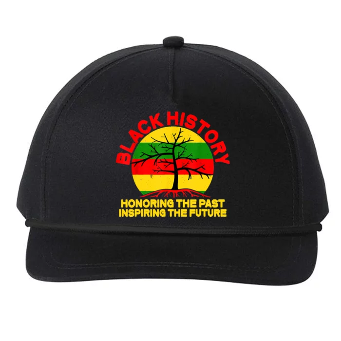 Black History Honoring The Past Inspiring The Future Snapback Five-Panel Rope Hat