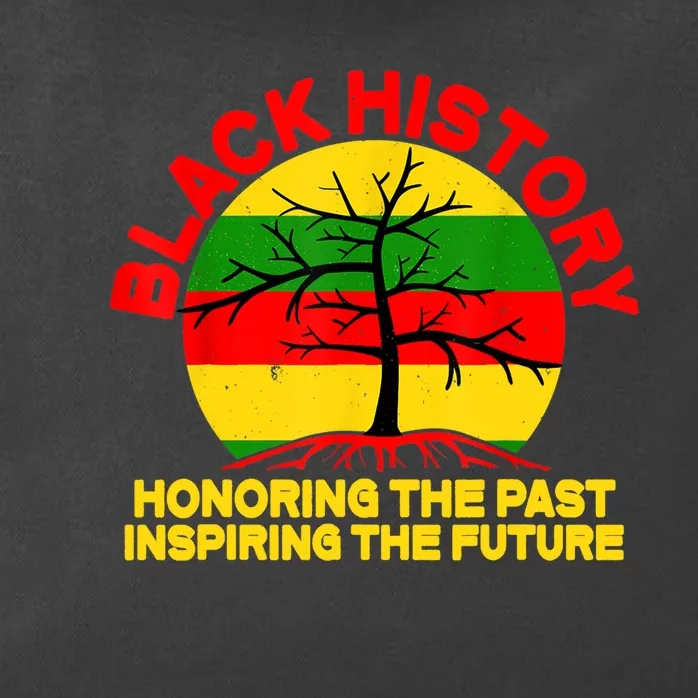 Black History Honoring The Past Inspiring The Future Zip Tote Bag