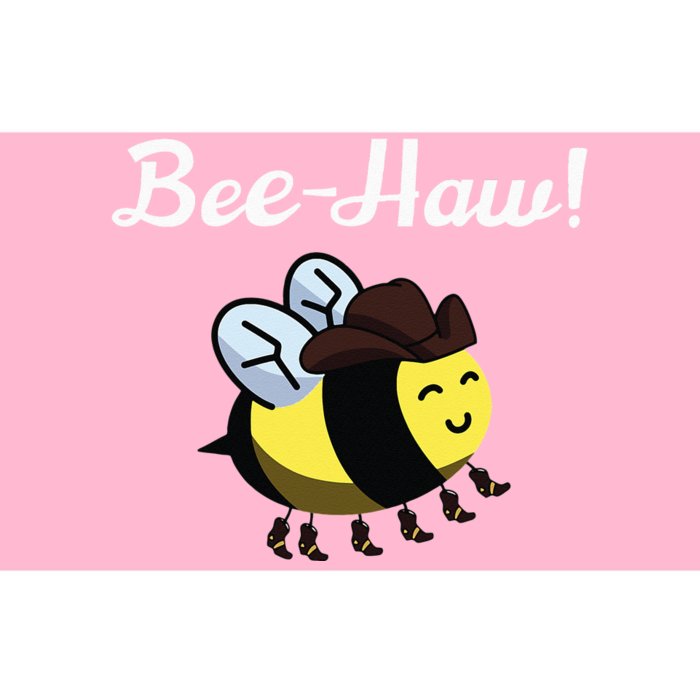 Bee Haw Honeybee Yeehaw Cow Ranch Bumblebee Farm Cow Bumper Sticker