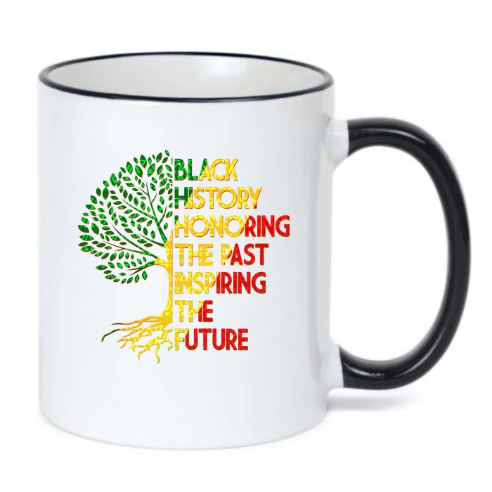 Black History Honoring The Past Inspiring The Future Tree Black Color Changing Mug