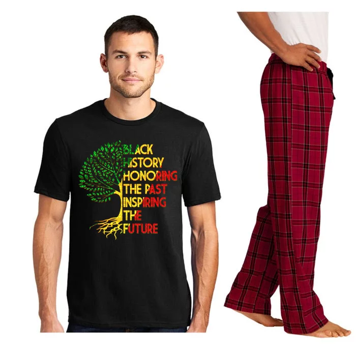 Black History Honoring The Past Inspiring The Future Tree Pajama Set