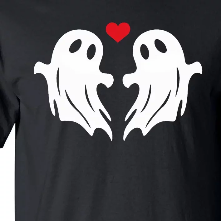 Boo Heart Halloween Couple Costume Girlfriend Boyfriend Tall T-Shirt