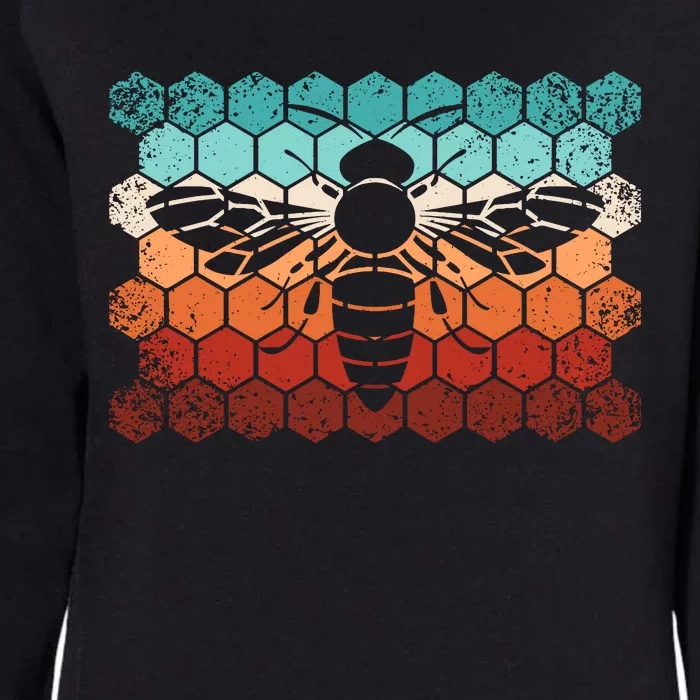 Beekeeping Honey Honeycomb Beekeeper Retro Bee Womens California Wash Sweatshirt