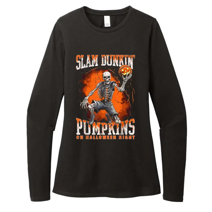 Basketballer Halloween Hoopster Halloween Basketball Player Womens CVC Long Sleeve Shirt