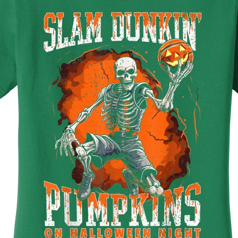 Basketballer Halloween Hoopster Halloween Basketball Player Women's T-Shirt