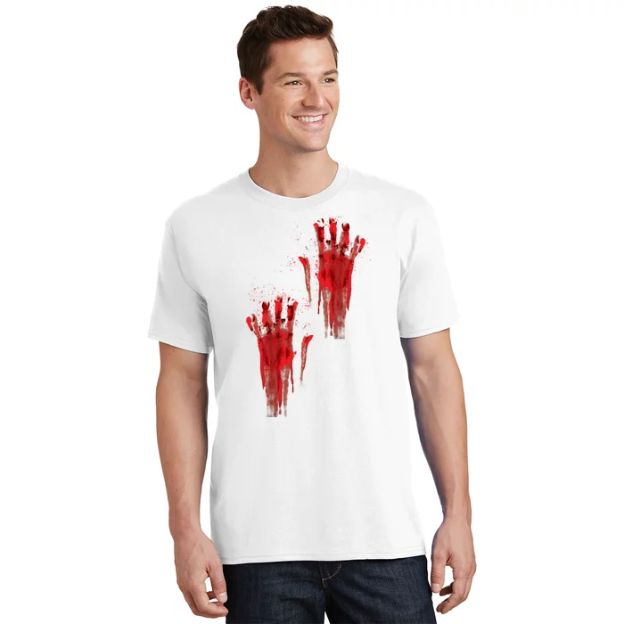 Bloody Hand Halloween T-Shirt