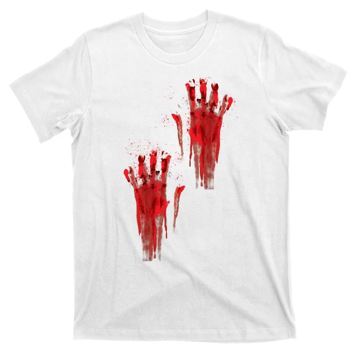 Bloody Hand Halloween T-Shirt