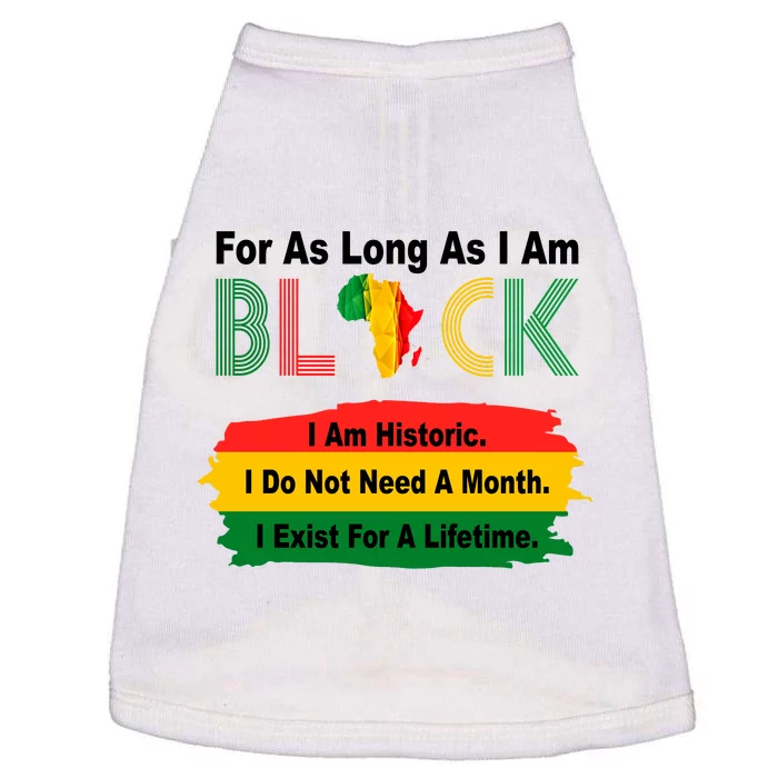 Black History Historic Month Doggie Tank