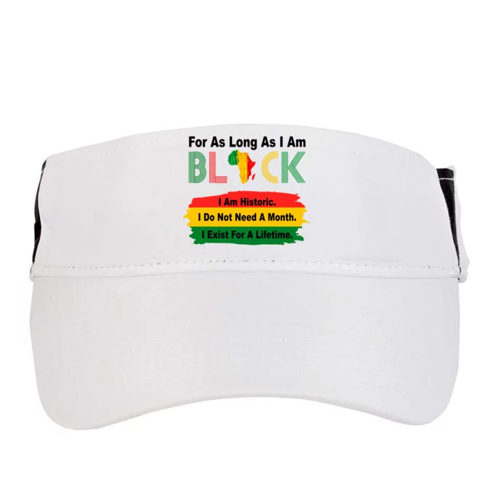 Black History Historic Month Adult Drive Performance Visor