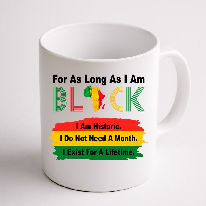 Black History Historic Month Front & Back Coffee Mug