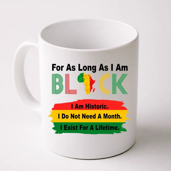 Black History Historic Month Front & Back Coffee Mug