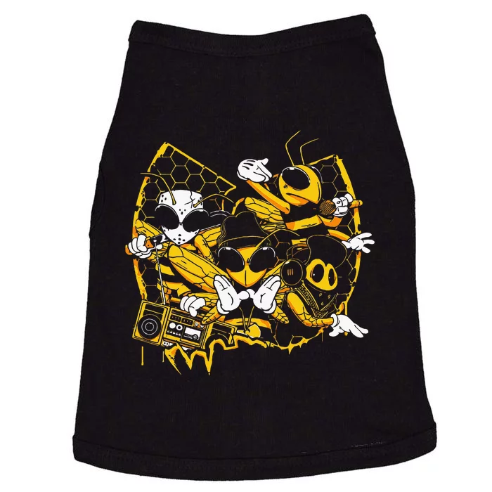 Bees Hip Hop Old School Rap Lover Funny Gift Doggie Tank