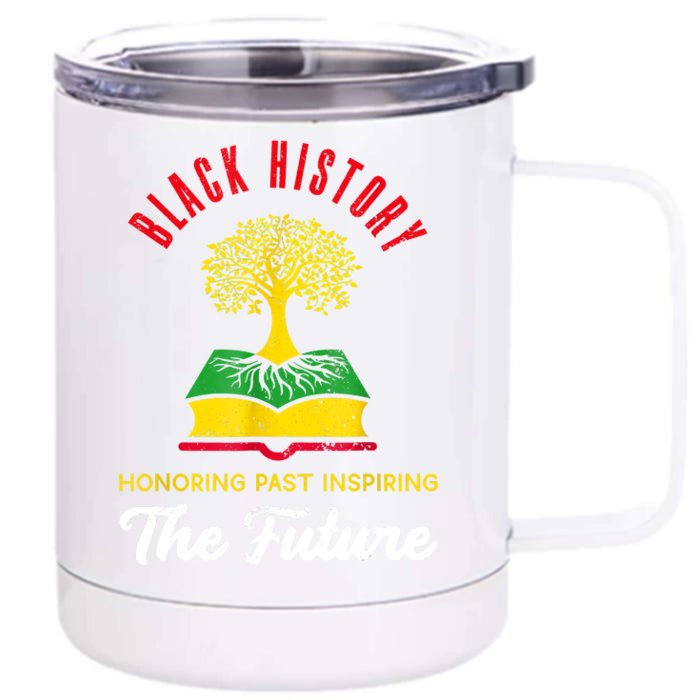 Black History Honoring Past Inspiring Women Black History Month Decorations Front & Back 12oz Stainless Steel Tumbler Cup