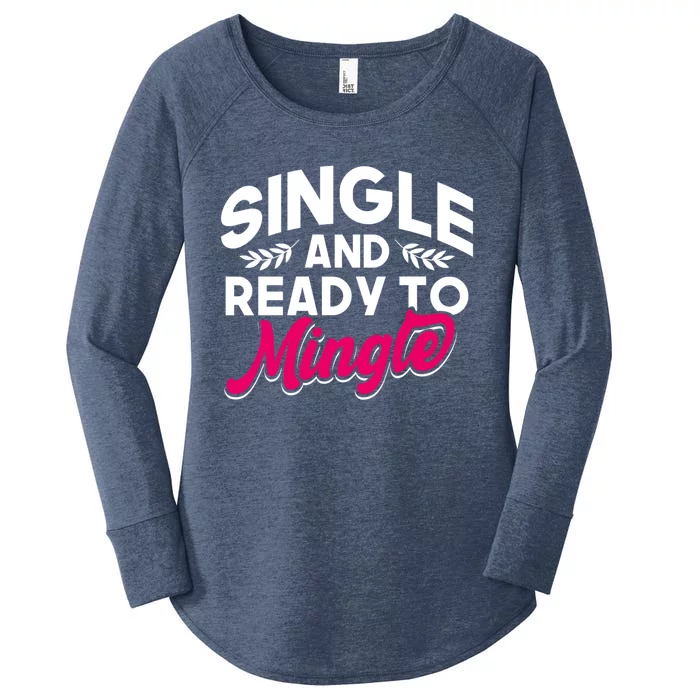 Broken Heart Haters Singles Awareness Day Gift Women's Perfect Tri Tunic Long Sleeve Shirt