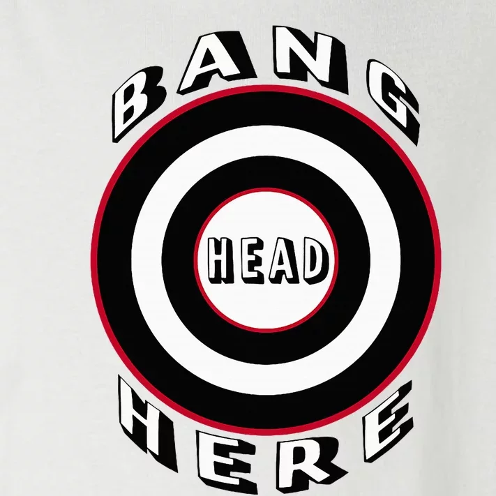 Bang Head Here Funny Stress Reduction Humor Toddler Long Sleeve Shirt