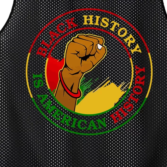 Black History Is American History Fist Mesh Reversible Basketball Jersey Tank