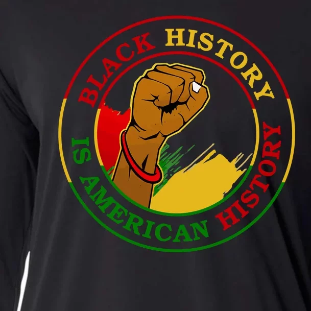 Black History Is American History Fist Cooling Performance Long Sleeve Crew