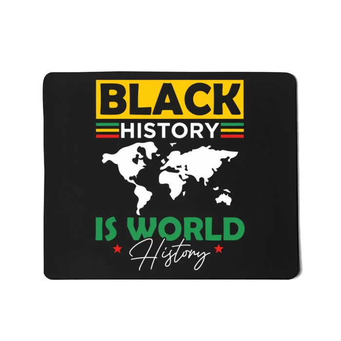 Black History Is World History Mousepad