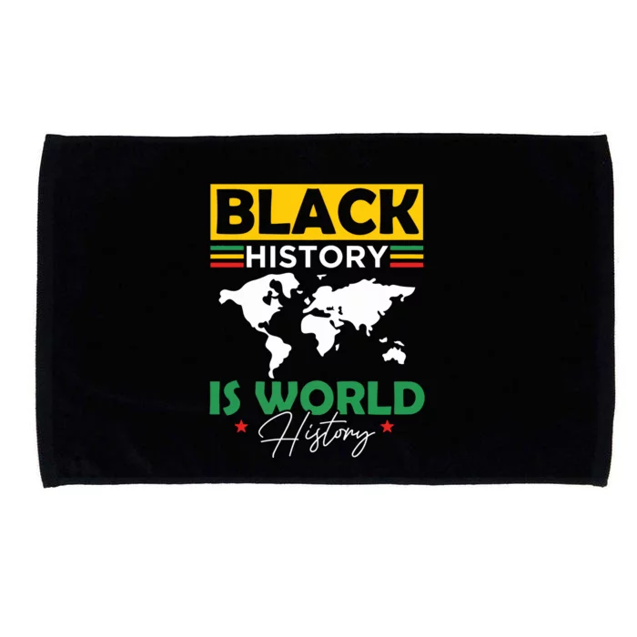 Black History Is World History Microfiber Hand Towel