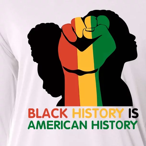 Black History Is American History Pride Fist Cooling Performance Long Sleeve Crew