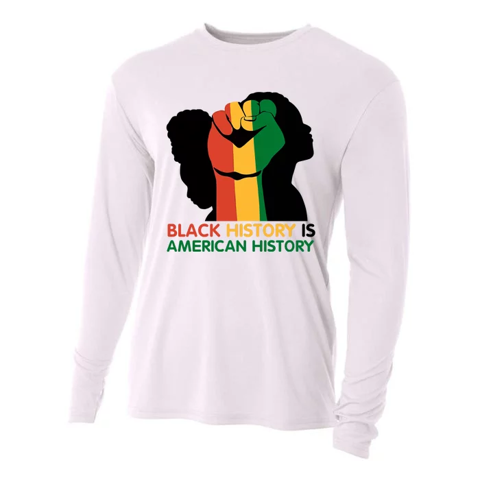 Black History Is American History Pride Fist Cooling Performance Long Sleeve Crew