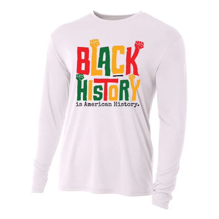 Black History Is American History Cooling Performance Long Sleeve Crew