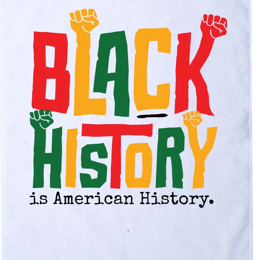 Black History Is American History Platinum Collection Golf Towel