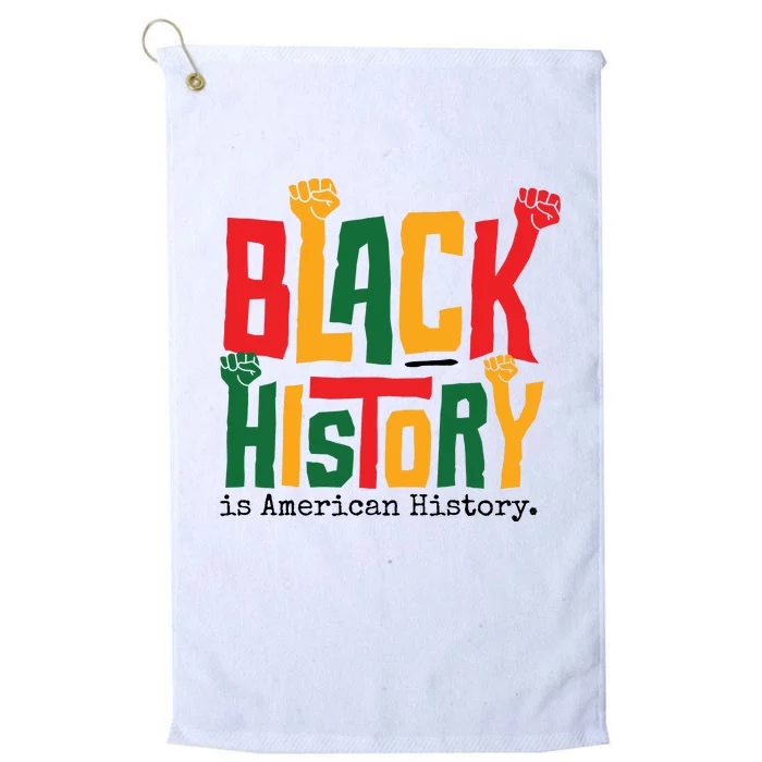 Black History Is American History Platinum Collection Golf Towel