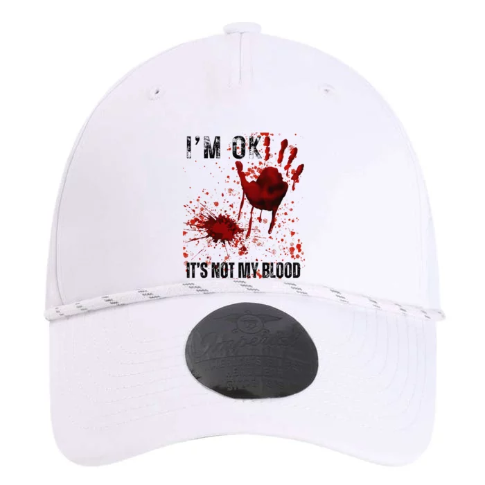 Bloody Halloween IM Fine ItS Not My Blood Performance The Dyno Cap