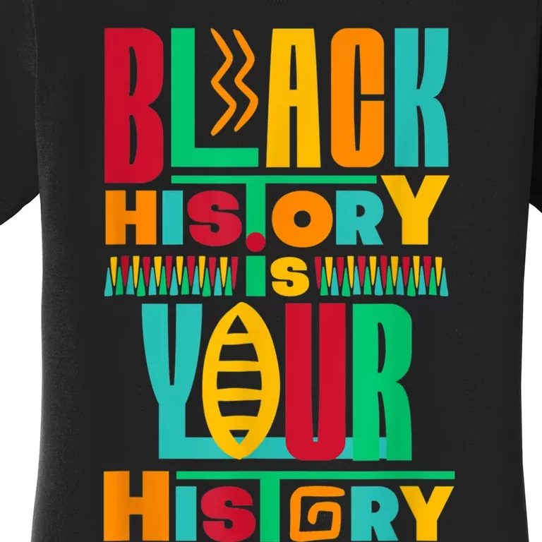 Black History Is Your History Women's T-Shirt