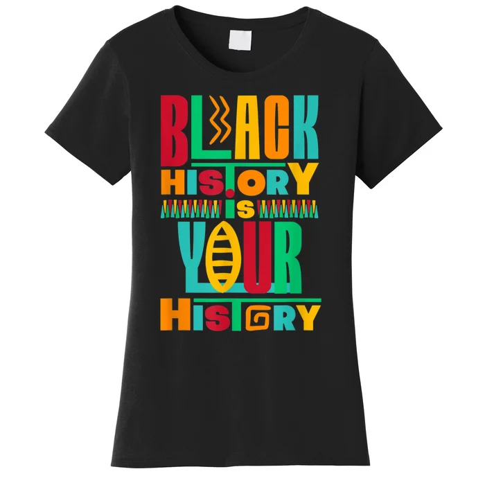 Black History Is Your History Women's T-Shirt