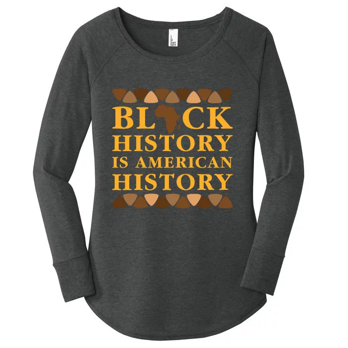 Black History Is American History Women's Perfect Tri Tunic Long Sleeve Shirt