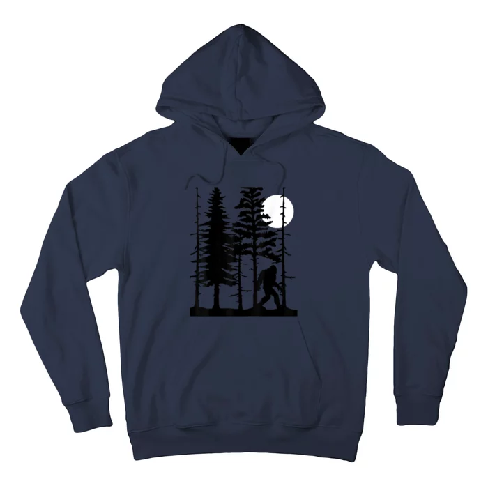 Bigfoot Hiding In Forest For Sasquatch Believers Hoodie