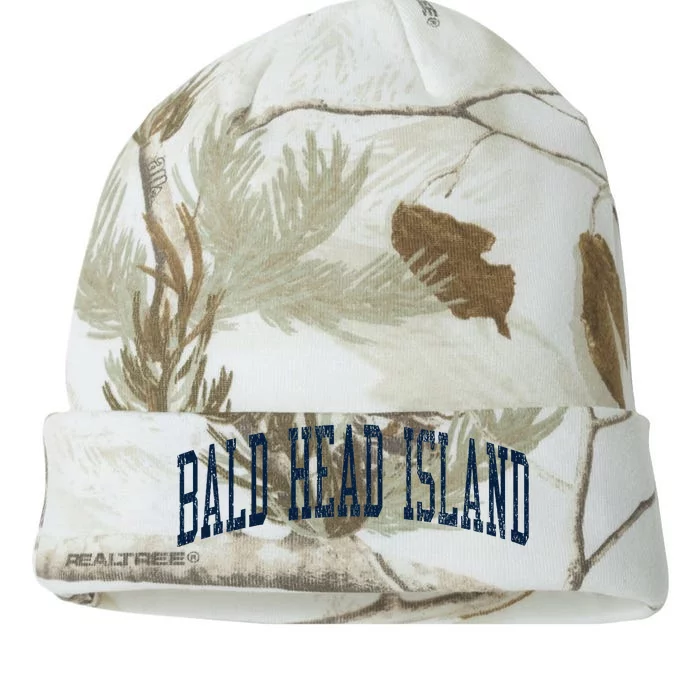 Bald Head Island Nc Vintage Athletic Sports Kati - 12in Camo Beanie