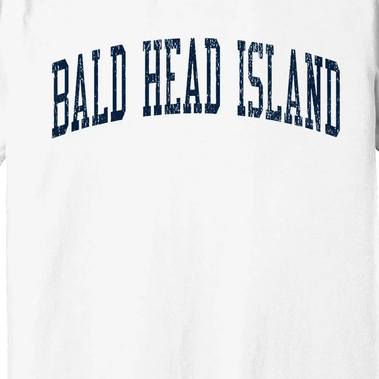 Bald Head Island Nc Vintage Athletic Sports Premium T-Shirt