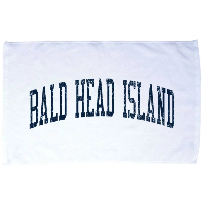 Bald Head Island Nc Vintage Athletic Sports Microfiber Hand Towel