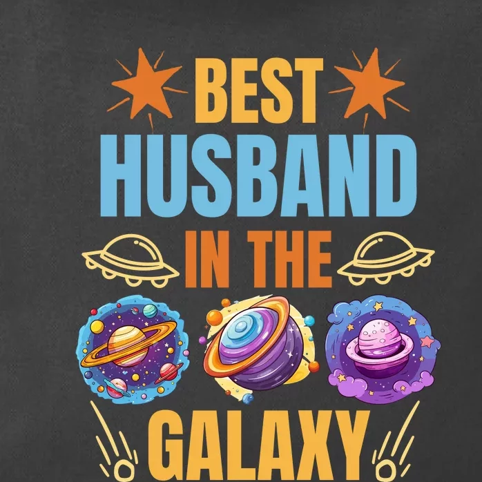 Best Husband In The Galaxy Zip Tote Bag