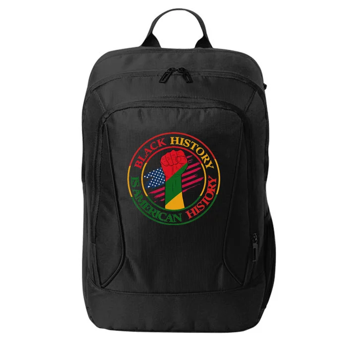 Black History Is American History African Melanin Pride City Backpack