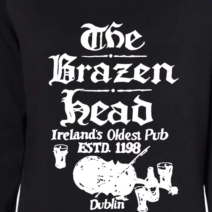 Brazen Head Irish Pub Womens California Wash Sweatshirt