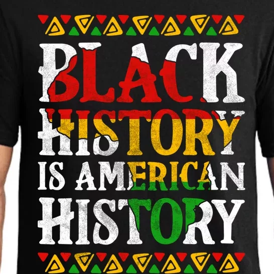 Black History Is American History Africa Melanin Black Power Gift Pajama Set