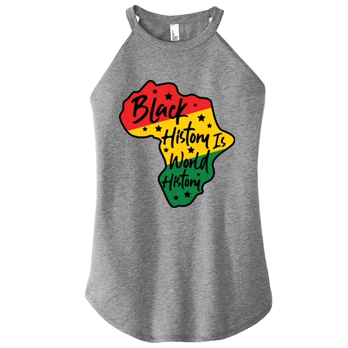 Black History Is World History Women’s Perfect Tri Rocker Tank