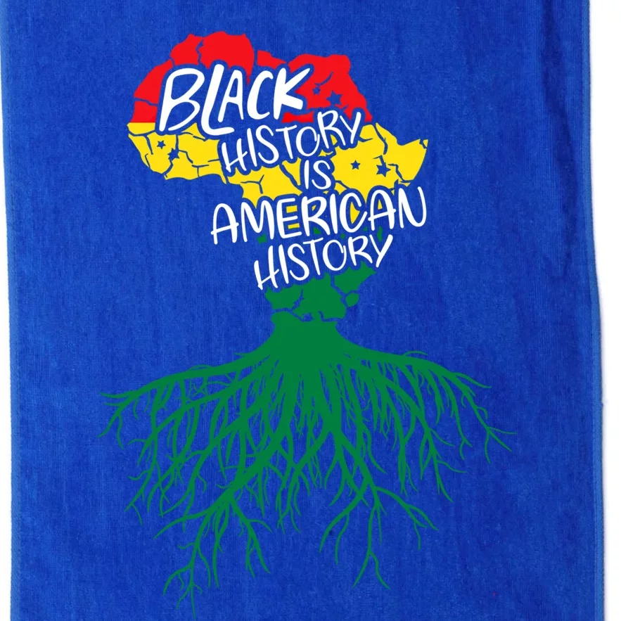 Black History Is American History African Roots Melanin Gift Platinum Collection Golf Towel