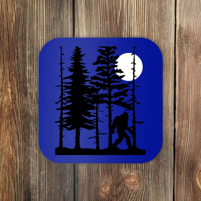 Bigfoot Hiding In Forest For Sasquatch Believers Gift Coaster