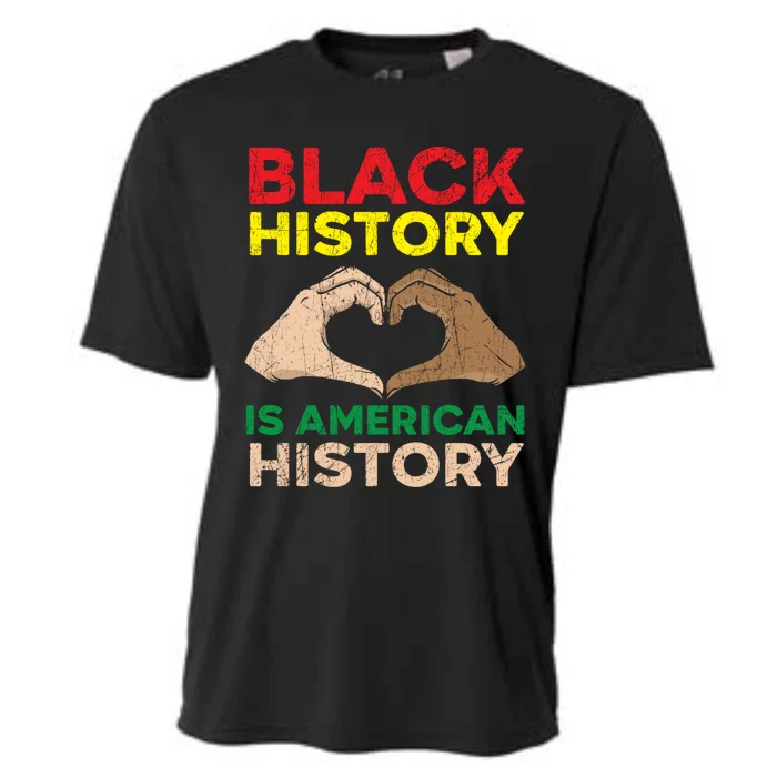 Black History Is American History African American Melanin Gift Cooling Performance Crew T-Shirt