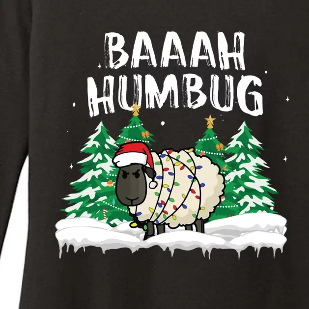 Bah Humbug I Hate Christmas Xmas Hater Anti Christmas Gift Womens CVC Long Sleeve Shirt