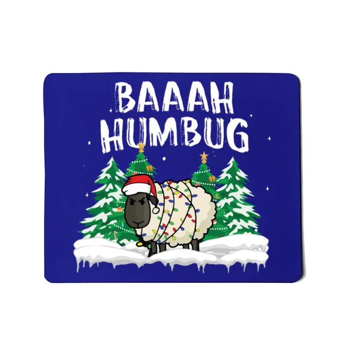 Bah Humbug I Hate Christmas Xmas Hater Anti Christmas Gift Mousepad