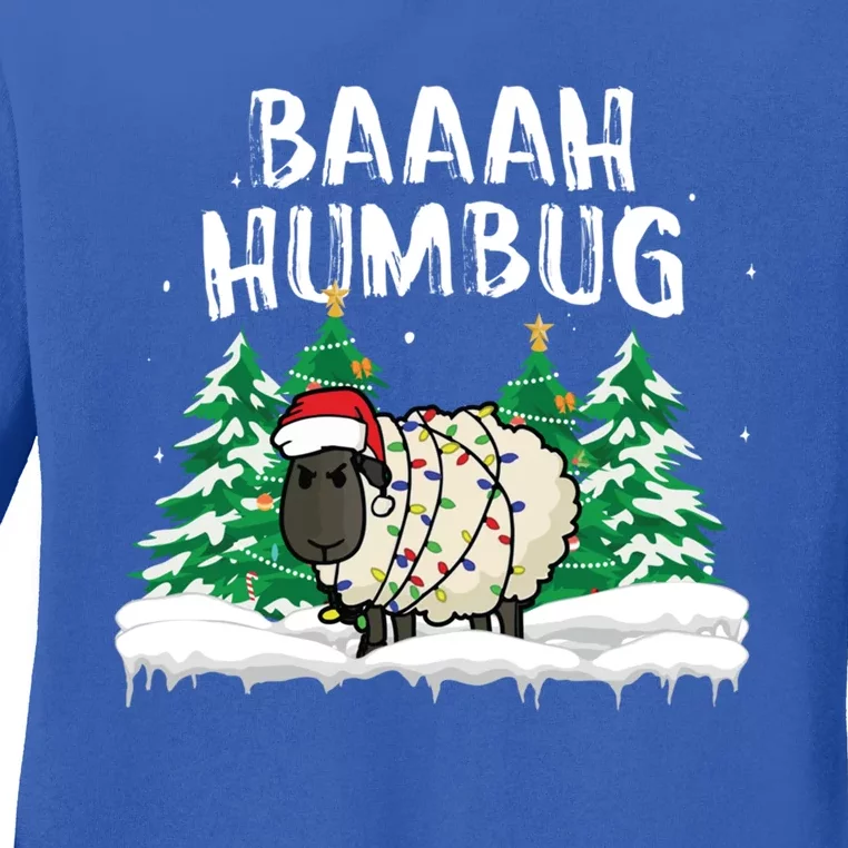 Bah Humbug I Hate Christmas Xmas Hater Anti Christmas Gift Ladies Long Sleeve Shirt