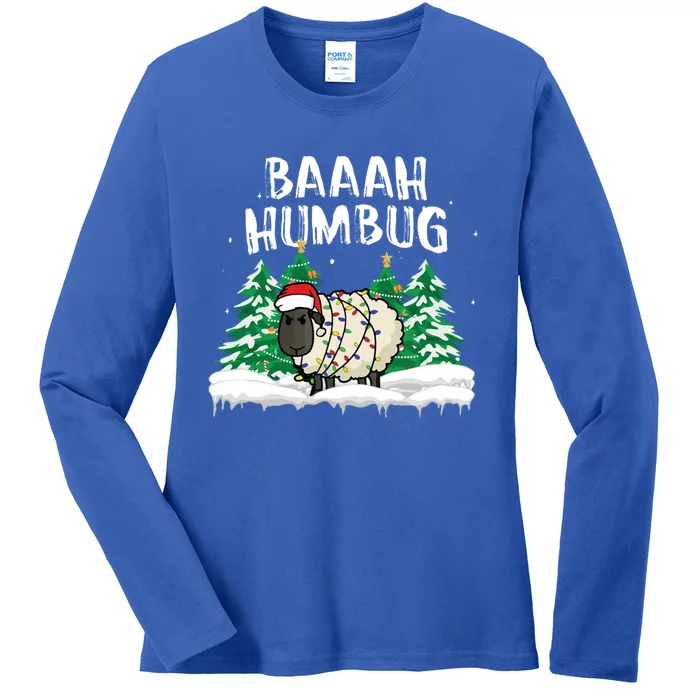 Bah Humbug I Hate Christmas Xmas Hater Anti Christmas Gift Ladies Long Sleeve Shirt