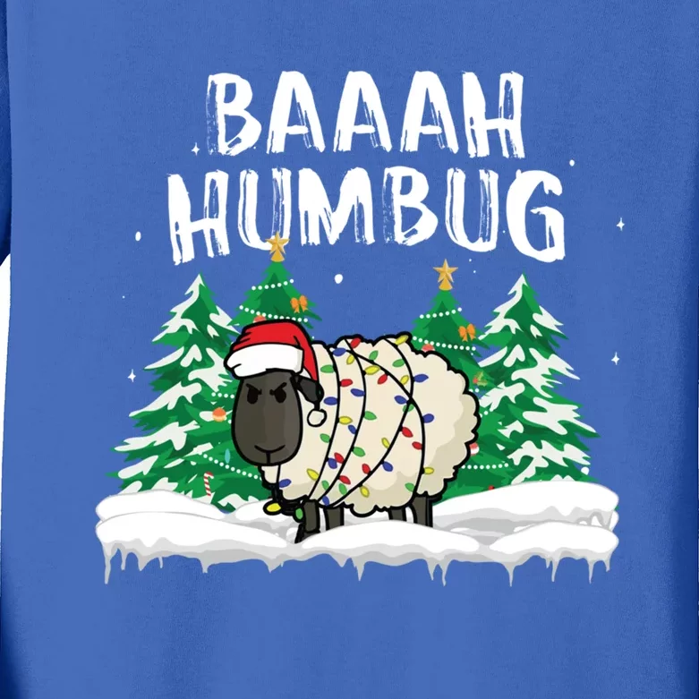 Bah Humbug I Hate Christmas Xmas Hater Anti Christmas Gift Kids Long Sleeve Shirt